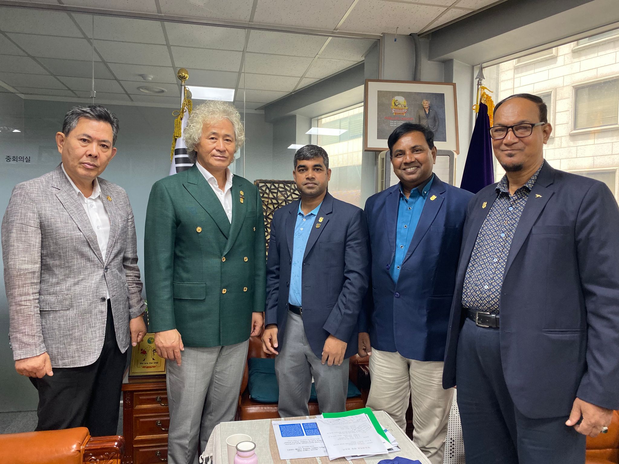 বিশ্ব পুলিশ তায়কোয়ানদো ফেডারেশনের সাথে বাংলাদেশের ফলপ্রসূ আলোচনা