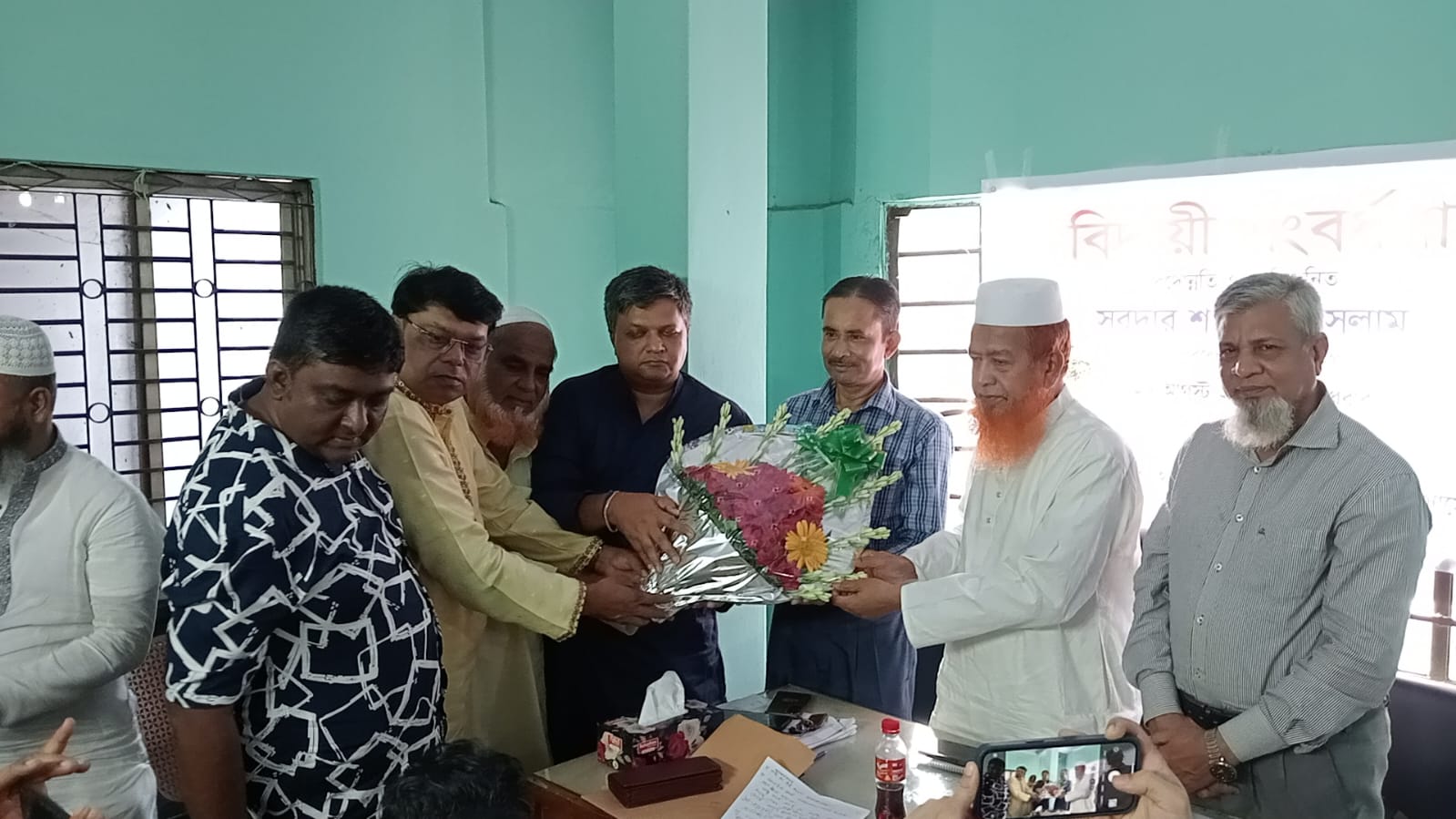 সাতক্ষীরায় প্রাইভেট হাসপাতাল ক্লিনিক এন্ড ডায়াগনস্টিক ওনার্স অ্যাসোসিয়েশনের উদ্যোগে  বদলিজনিত  সংবর্ধনা  