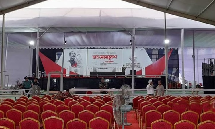 সোহরাওয়ার্দীতে প্রস্তুত ছাত্রলীগের মঞ্চ, সমাবেশ শুক্রবার