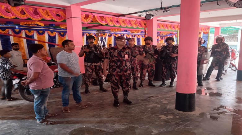 শারদীয় দুর্গাপূজা উপলক্ষে যশোর সীমান্ত এলাকায়  বিজিবির কঠোর নিরাপত্তা ব্যবস্থা